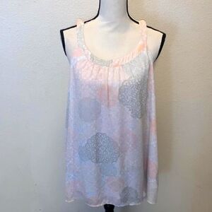 Torrid Women's Tank Top - Soft Pink and Gray